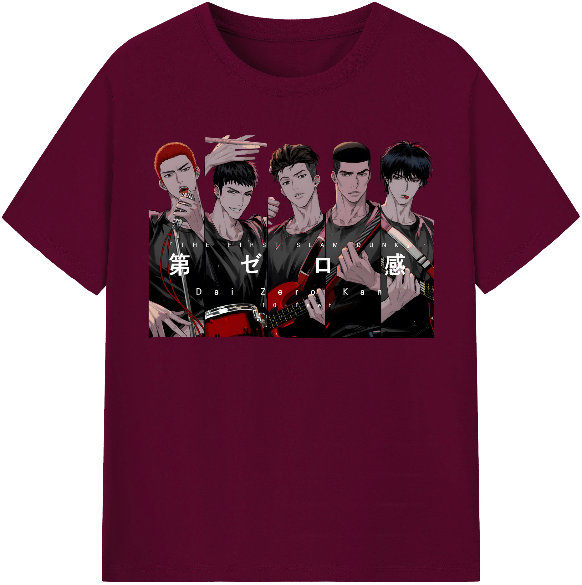 （画像用） SLAM DUNK／スラムダンク レディースカジュアルプリントTシャツ（綿100％）